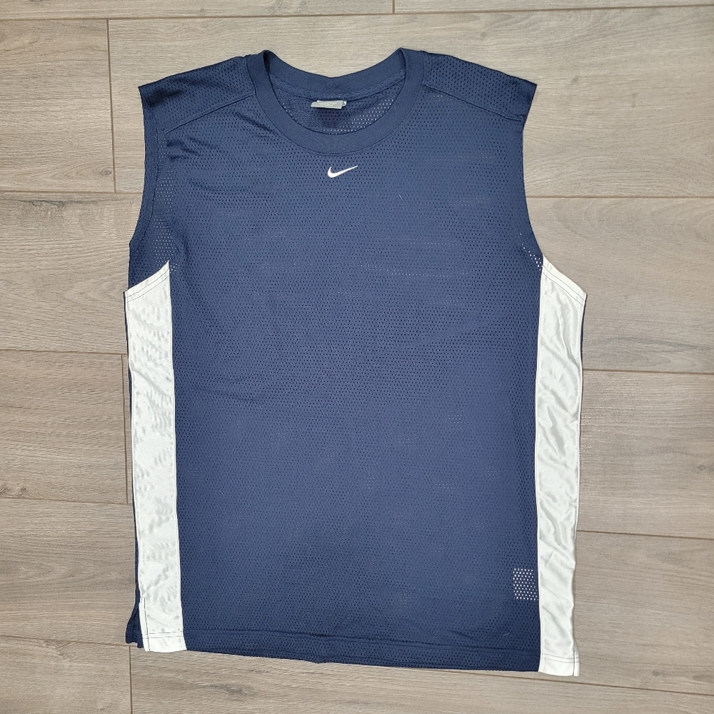 Nike Men's Navy Blue Sleeveless Top - Size Large - Picture 2 of 4